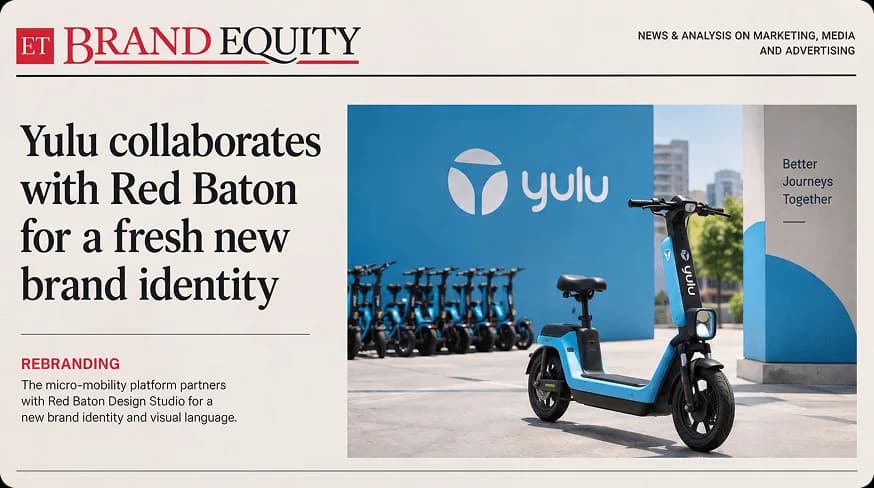 Yulu, A Micro-Mobility Platform, Collaborated With Red Baton Design Studio For Re-Branding & Visual Identity