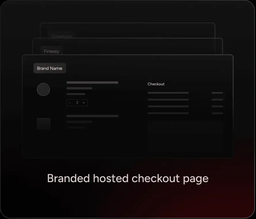 FSS user interface demonstrating modern navigation and content structure for fintech services