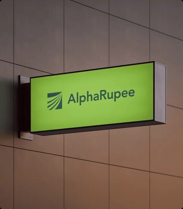 AlphaRupee investment campaign highlighting long-term financial planning and wealth growth