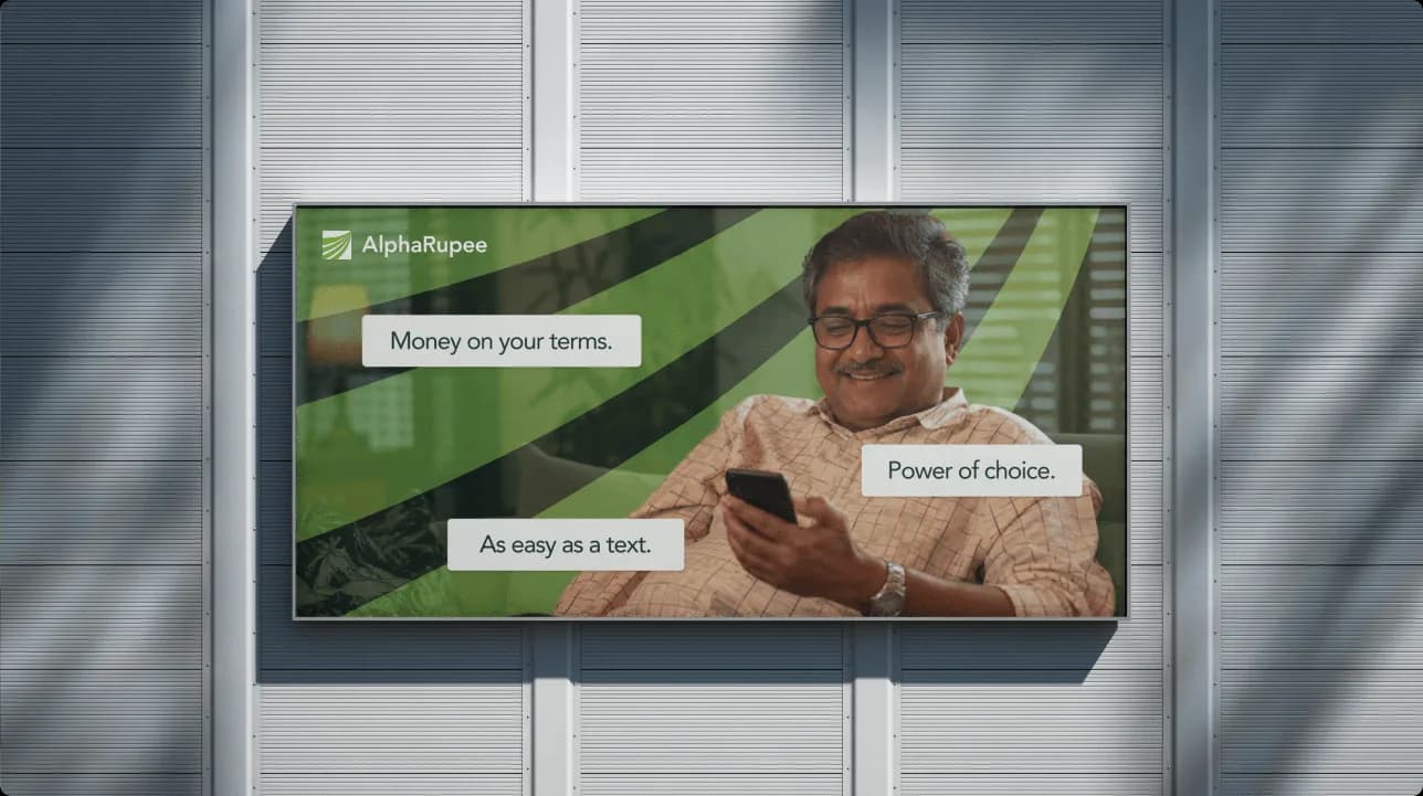AlphaRupee wealth management visual featuring personalised financial planning and investment support