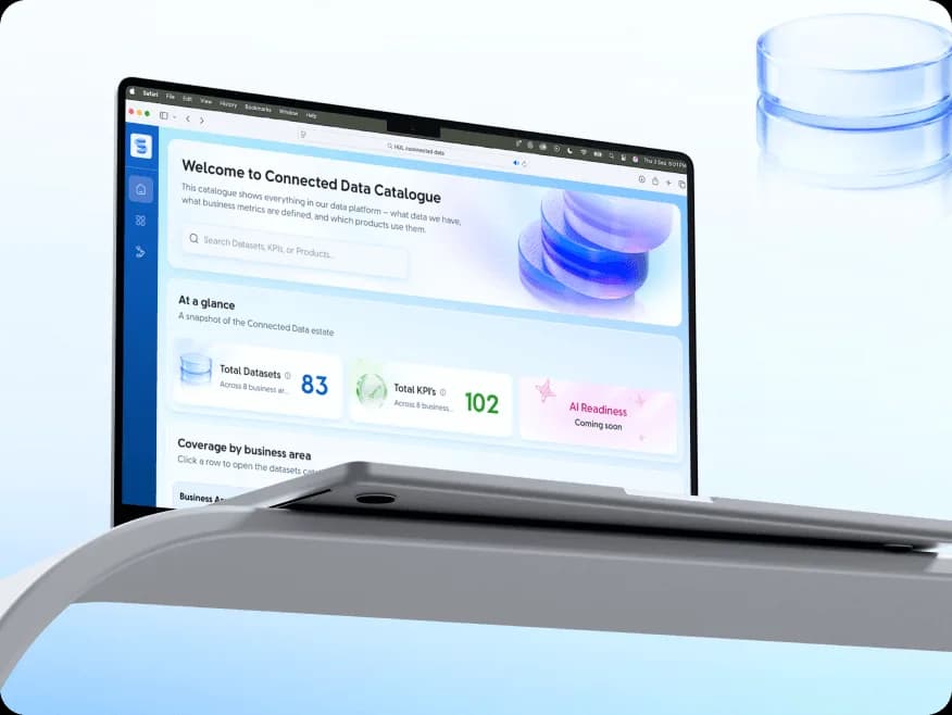 SaaS product dashboard interface designed for clear data visibility and task management