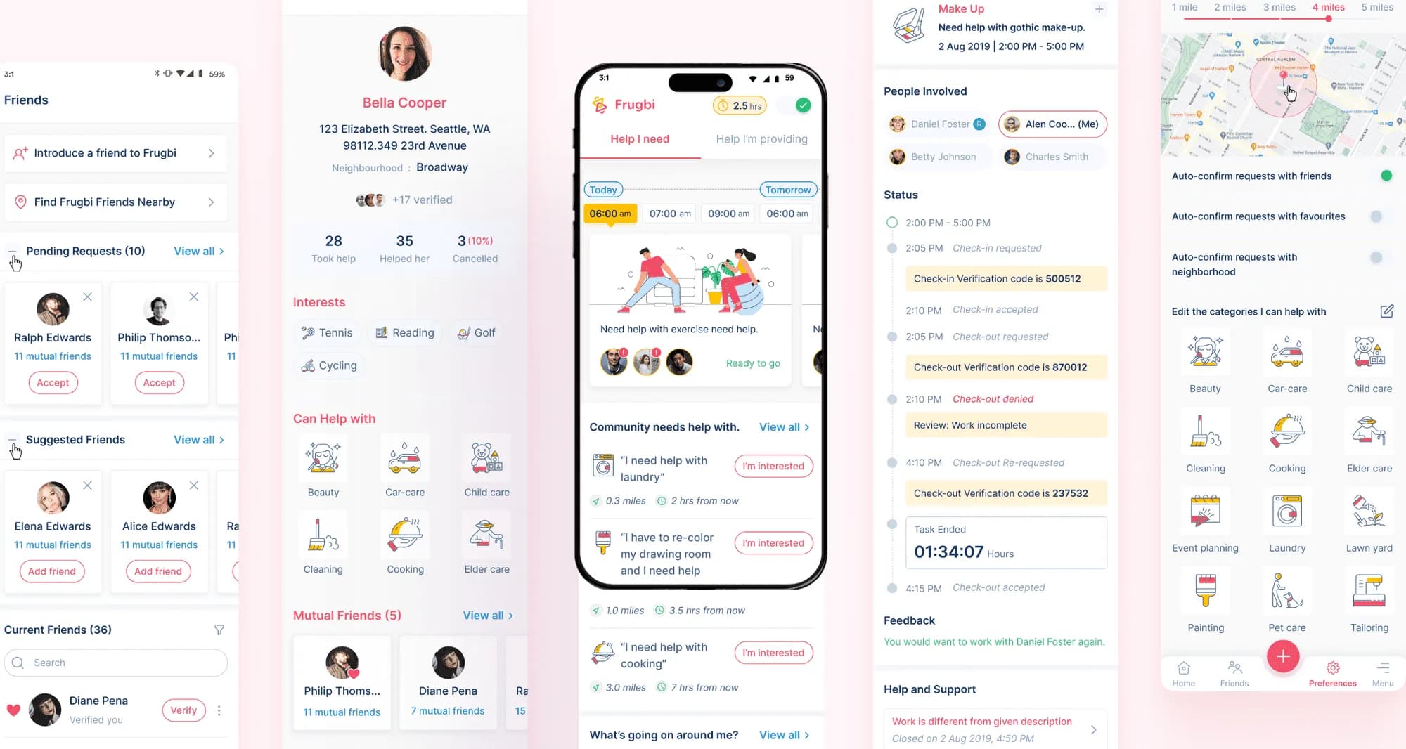 Bella user persona created for the Frugbi product experience and research process