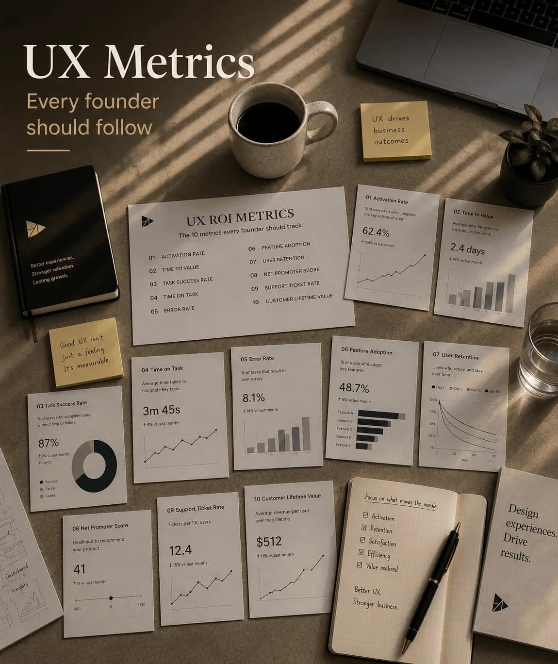 10 UX ROI Metrics Every Founder Should Track