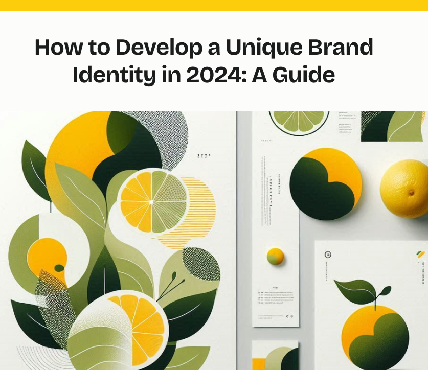 How to Develop a Unique Brand Identity in 2024: A Guide