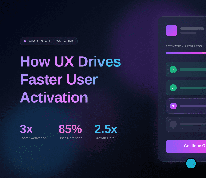How UX Drives Faster User Activation: Proven Frameworks for SaaS Teams