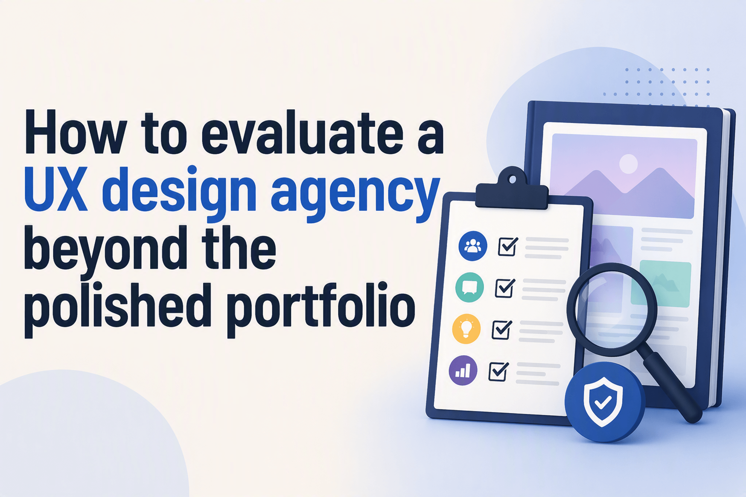 How to evaluate a UX design agency beyond the polished portfolio