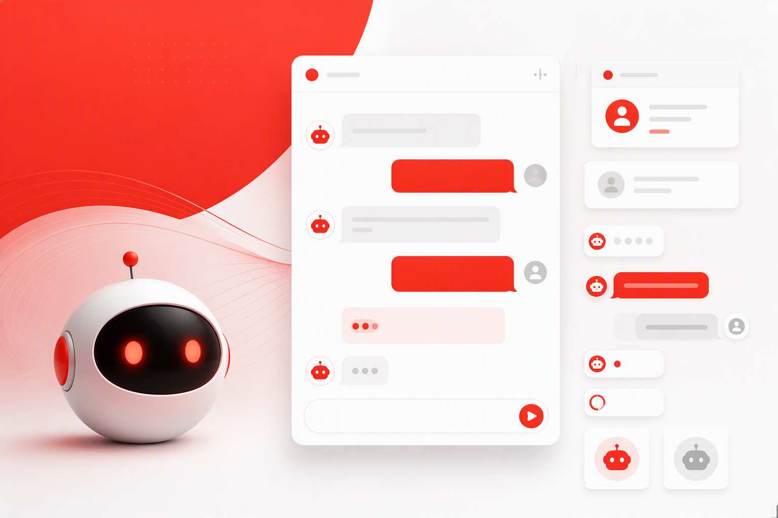 Core Chatbot Interface Components and States